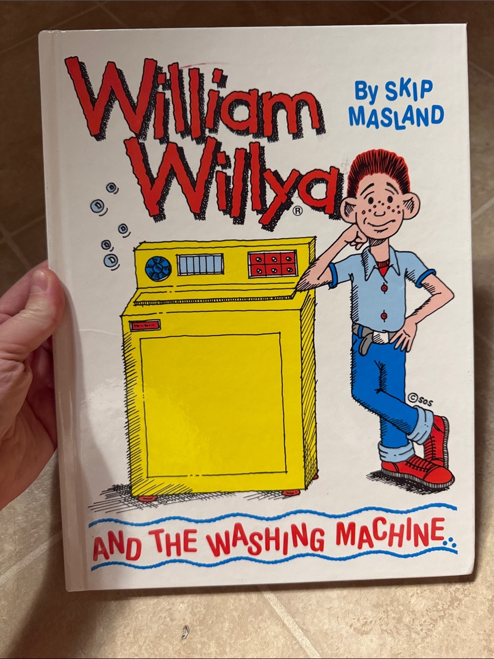 William Willya and the Washing Machine - Yellow Kids Book by